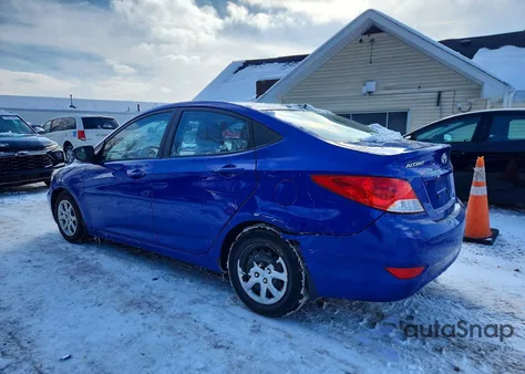 2013 Hyundai Accent Gls из США, поврежденный, VIN KMHCT4AE7DU429538